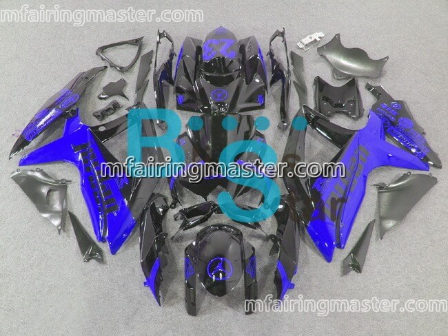 (image for) Fit for Suzuki GSXR 600 750 K8 2008 2009 2010 fairing kit injection molding Blue black