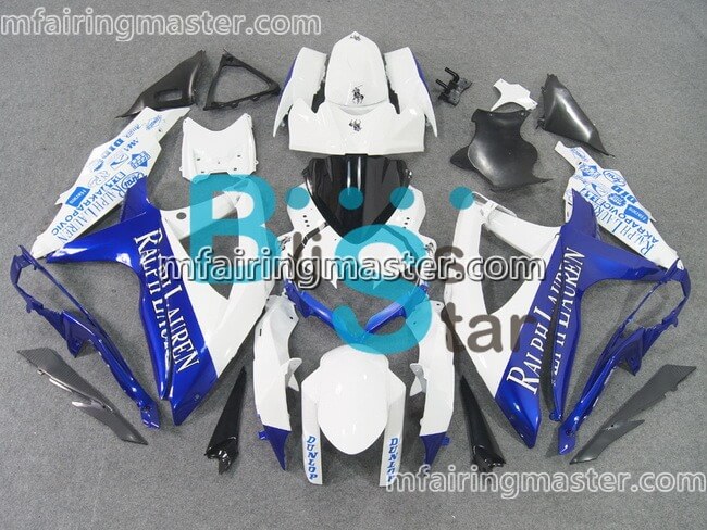 (image for) Fit for Suzuki GSXR 600 750 K8 2008 2009 2010 fairing kit injection molding Blue white