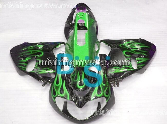 (image for) Fit for Suzuki TL1000R 1998 1999 2000 2001 2002 fairing kit injection molding Green flame black