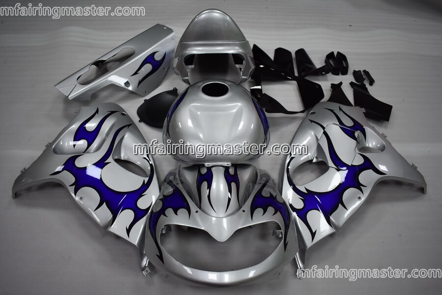 (image for) Fit for Suzuki TL1000R 1998 1999 2000 2001 2002 fairing kit injection molding Silver blue