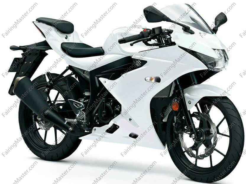 (image for) Fairing kit fit for Suzuki GSX-R 125 2017-2024 pearl white 101 - Click Image to Close