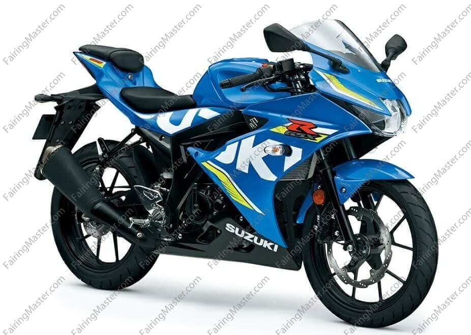 (image for) Fairing kit fit for Suzuki GSX-R 125 2017-2024 blue yellow 106