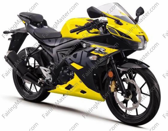 (image for) Fairing kit fit for Suzuki GSX-R 125 2017-2024 yellow 117 - Click Image to Close