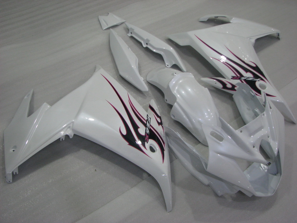 (image for) Fit for Yamaha FZ6R 2009 2010 2011 2012 2013 2014 2015 fairing kit White red