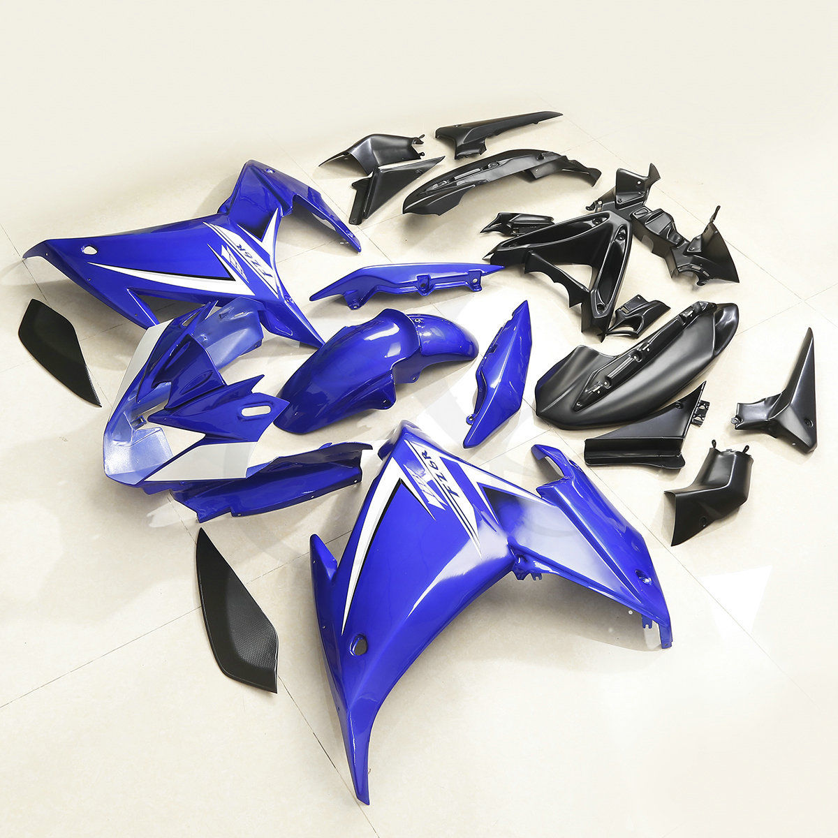 (image for) Fit for Yamaha FZ6R 2009 2010 2011 2012 2013 2014 2015 fairing kit Blue black