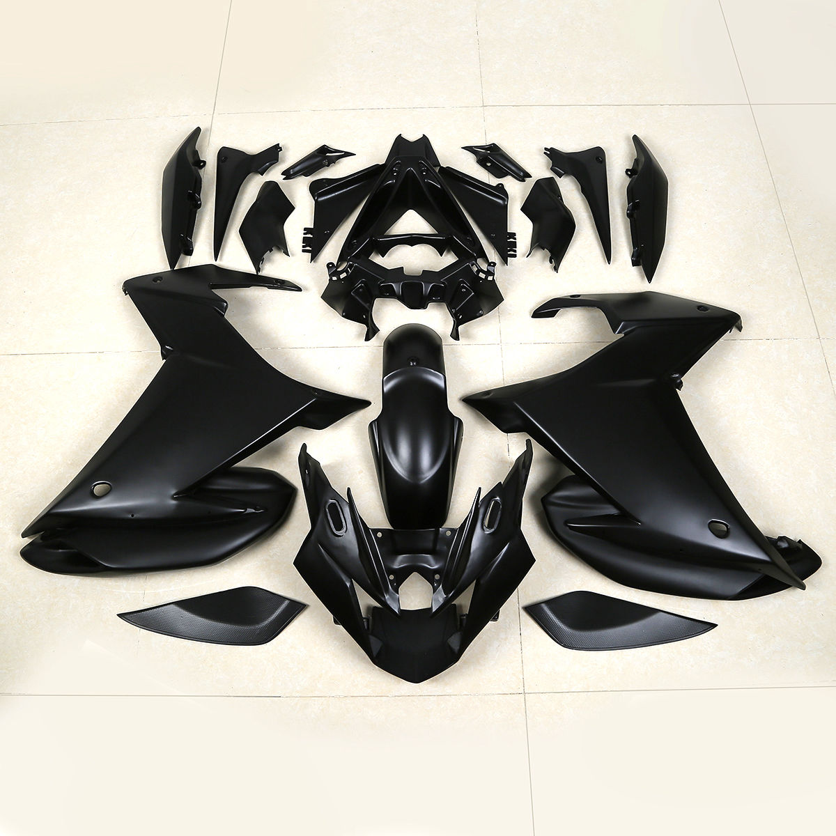 (image for) Fit for Yamaha FZ6R 2009 2010 2011 2012 2013 2014 2015 fairing kit Black