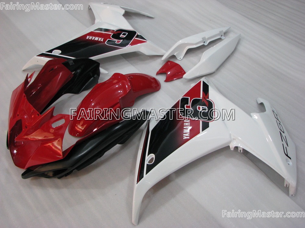 (image for) Handcrafted compression molding fairing kits fit for Yamaha FZ6R 2009 - 2015 122