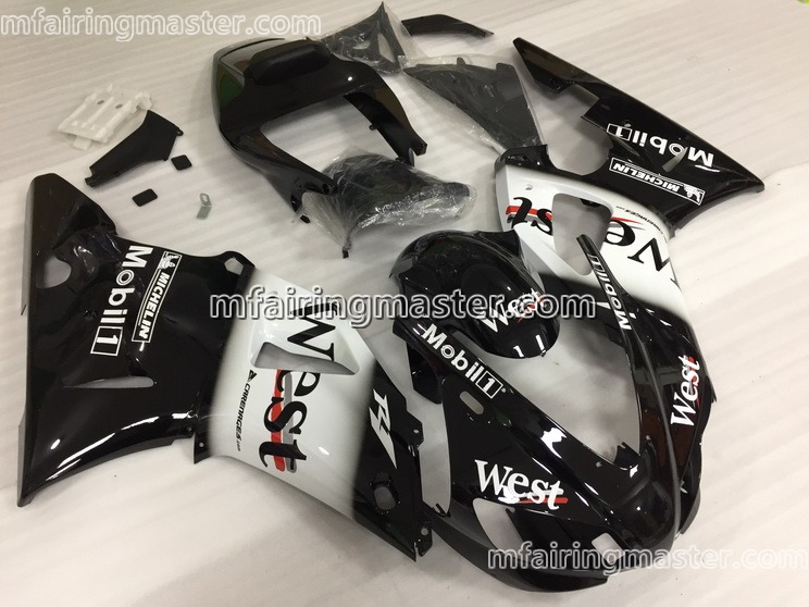 (image for) Fit for Yamaha YZF 1000 R1 1998 1999 fairing kit injection molding West black white