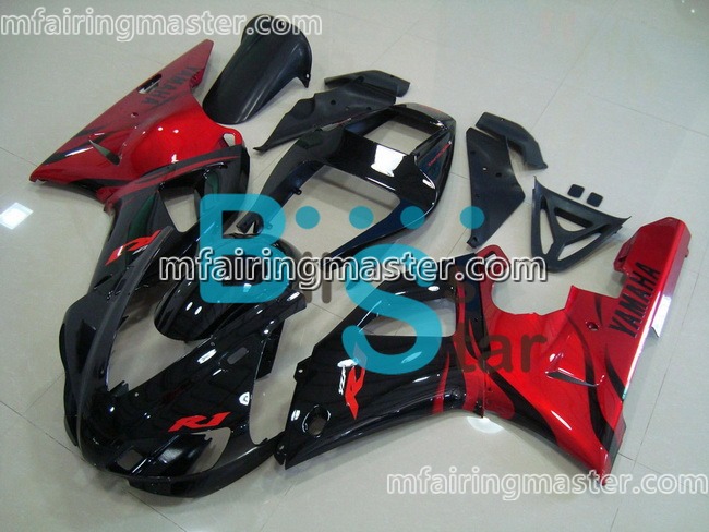 (image for) Fit for Yamaha YZF 1000 R1 1998 1999 fairing kit injection molding Red black