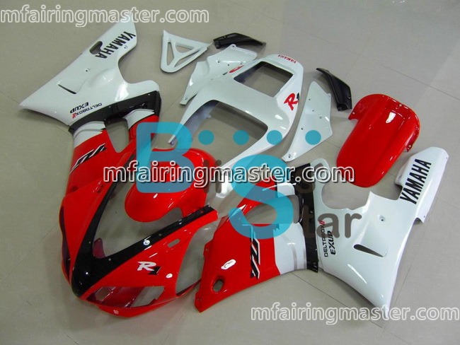 (image for) Fit for Yamaha YZF 1000 R1 1998 1999 fairing kit injection molding Red white