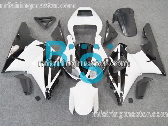 (image for) Fit for Yamaha YZF 1000 R1 1998 1999 fairing kit injection molding White black