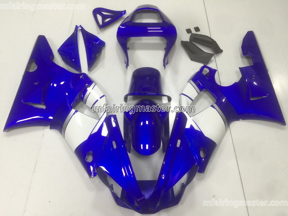 (image for) Fit for Yamaha YZF 1000 R1 2000 2001 fairing kit injection molding Bull white