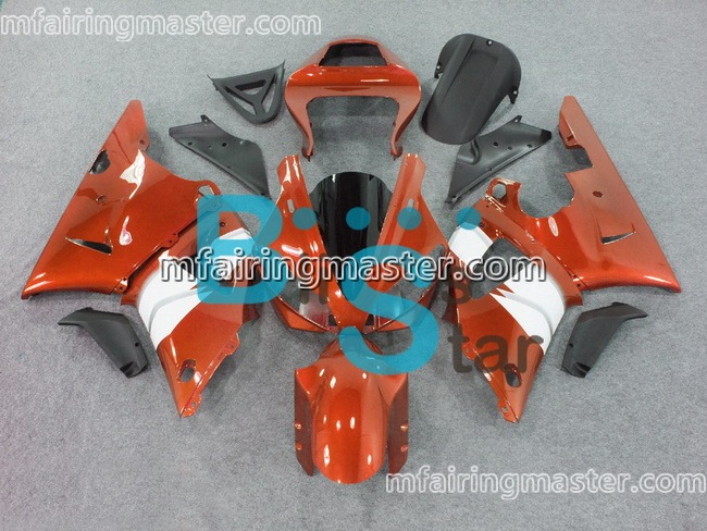 (image for) Fit for Yamaha YZF 1000 R1 2000 2001 fairing kit injection molding Red