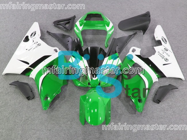 (image for) Fit for Yamaha YZF 1000 R1 2000 2001 fairing kit injection molding Green white