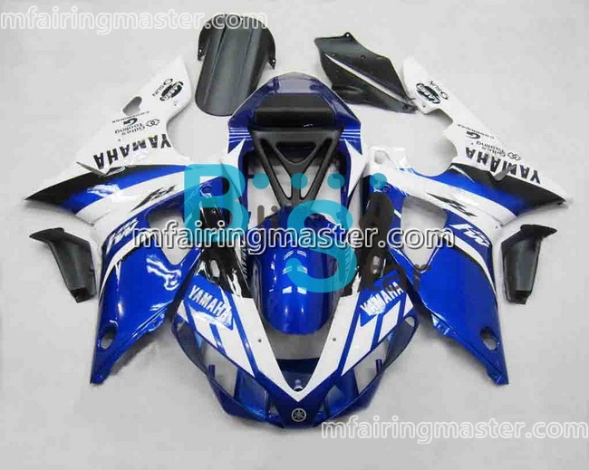 (image for) Fit for Yamaha YZF 1000 R1 2000 2001 fairing kit injection molding Blue white