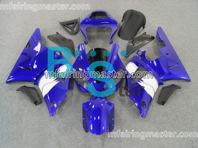 (image for) Fit for Yamaha YZF 1000 R1 2000 2001 fairing kit injection molding Blue white