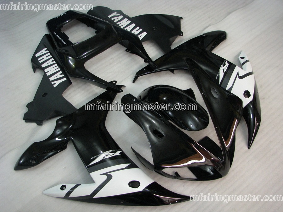 (image for) Fit for Yamaha YZF 1000 R1 2002 2003 fairing kit injection molding White black