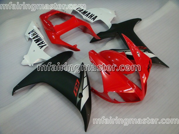 (image for) Fit for Yamaha YZF 1000 R1 2002 2003 fairing kit injection molding Red white black