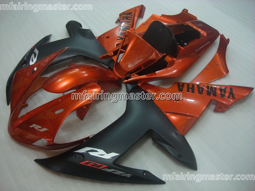 (image for) Fit for Yamaha YZF 1000 R1 2002 2003 fairing kit injection molding Black red