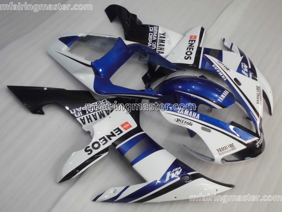 (image for) Fit for Yamaha YZF 1000 R1 2002 2003 fairing kit injection molding Eneos white black