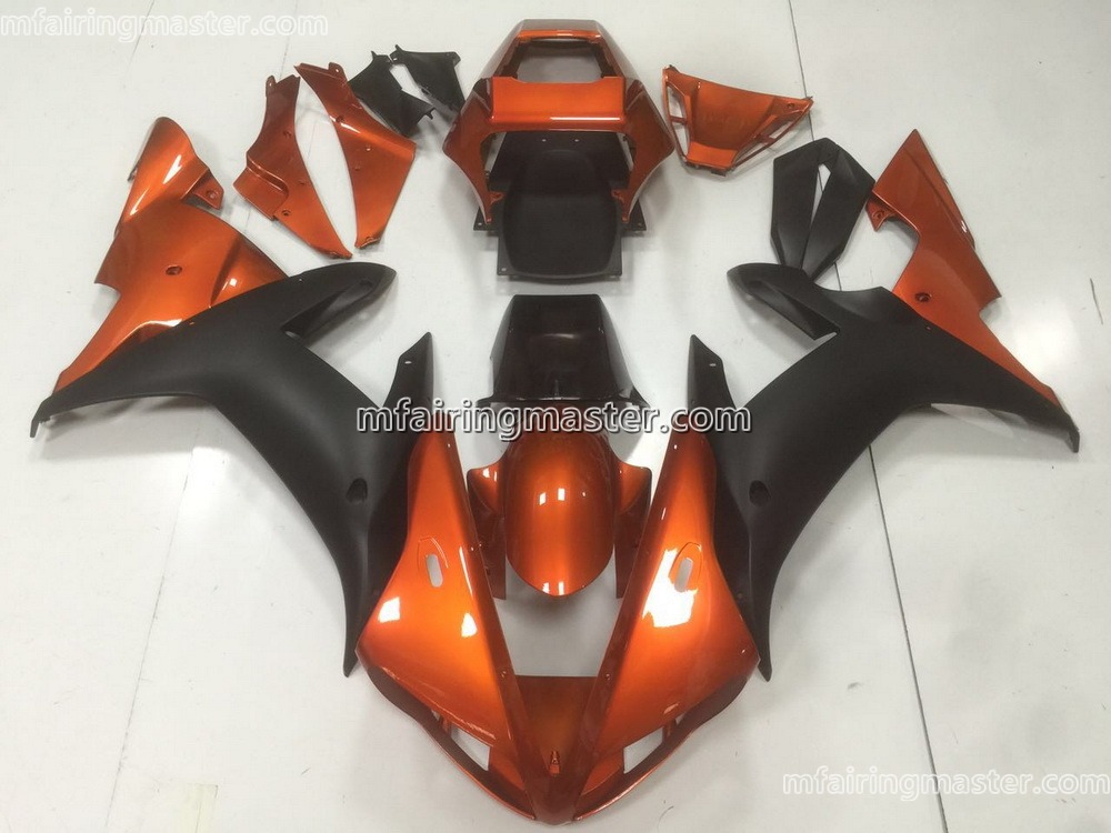 (image for) Fit for Yamaha YZF 1000 R1 2002 2003 fairing kit injection molding Red black