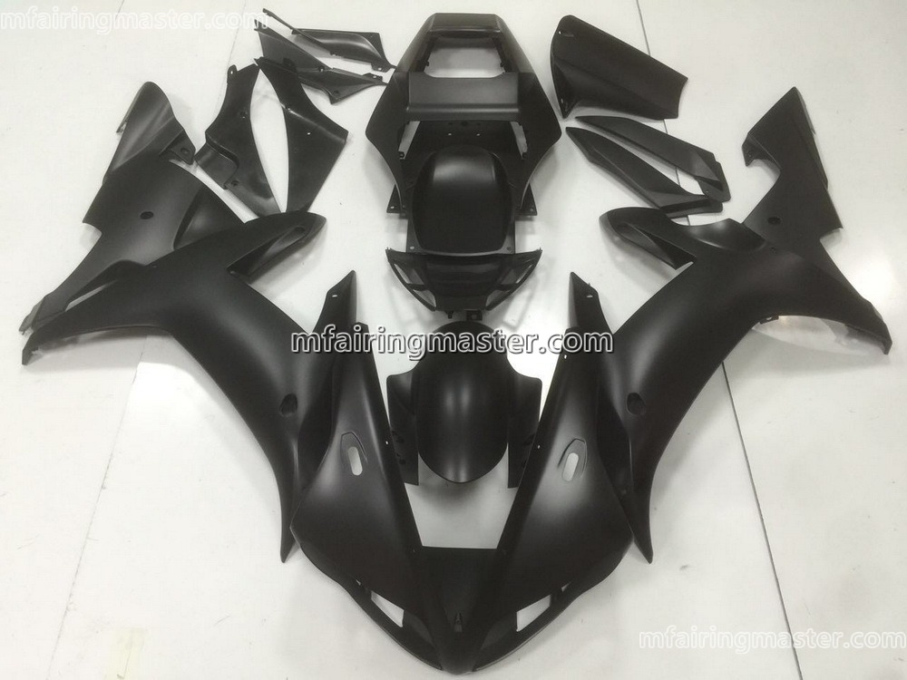 (image for) Fit for Yamaha YZF 1000 R1 2002 2003 fairing kit injection molding Matte black