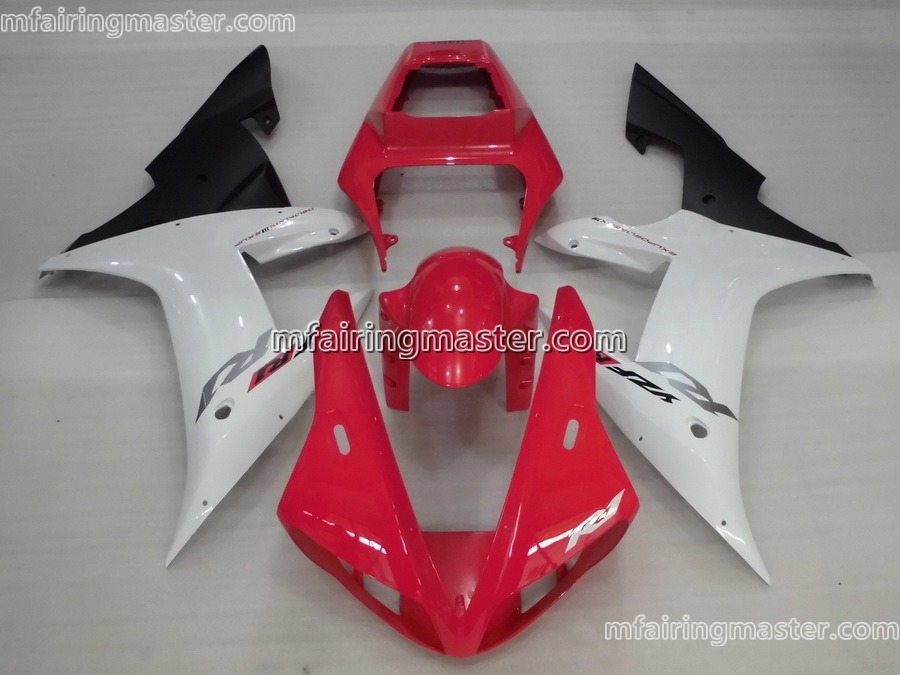 (image for) Fit for Yamaha YZF 1000 R1 2002 2003 fairing kit injection molding White red black