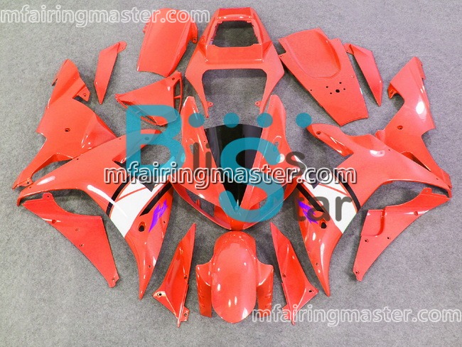 (image for) Fit for Yamaha YZF 1000 R1 2002 2003 fairing kit injection molding Red