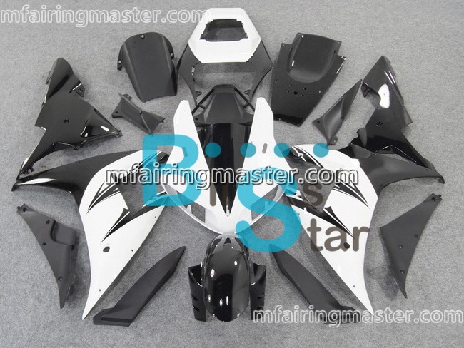 (image for) Fit for Yamaha YZF 1000 R1 2002 2003 fairing kit injection molding White black