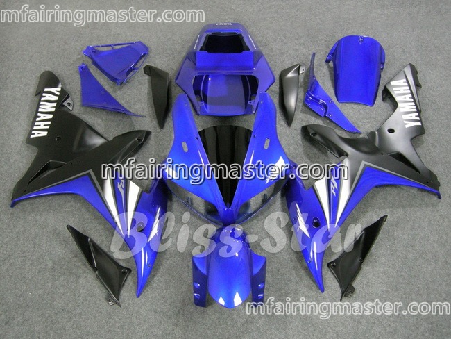 (image for) Fit for Yamaha YZF 1000 R1 2002 2003 fairing kit injection molding Blue black