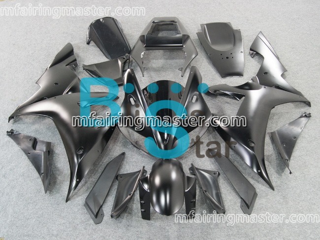 (image for) Fit for Yamaha YZF 1000 R1 2002 2003 fairing kit injection molding Black