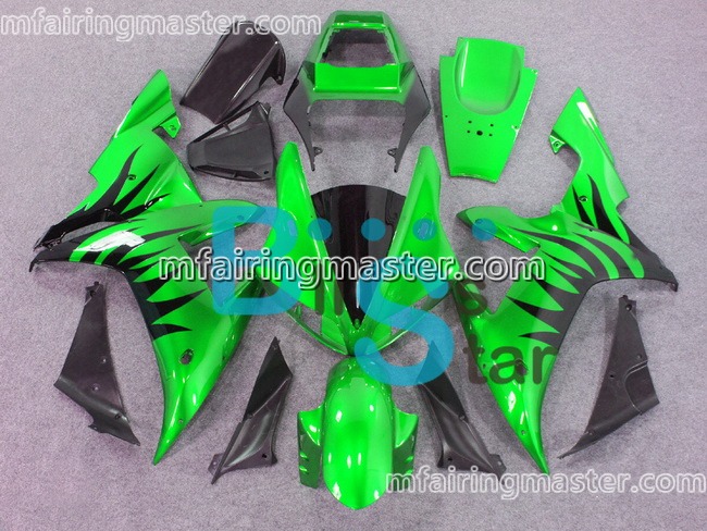 (image for) Fit for Yamaha YZF 1000 R1 2002 2003 fairing kit injection molding Black green