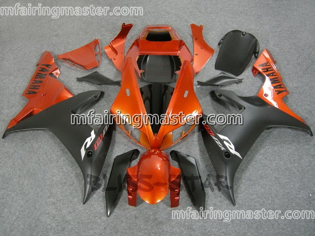 (image for) Fit for Yamaha YZF 1000 R1 2002 2003 fairing kit injection molding Red black