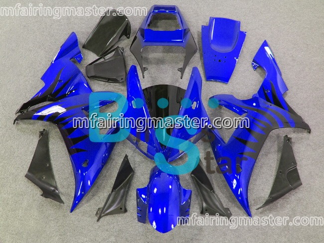 (image for) Fit for Yamaha YZF 1000 R1 2002 2003 fairing kit injection molding Blue black