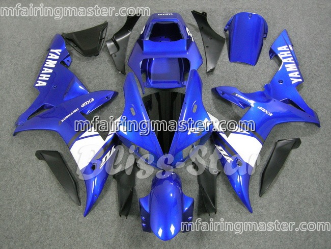 (image for) Fit for Yamaha YZF 1000 R1 2002 2003 fairing kit injection molding White blue