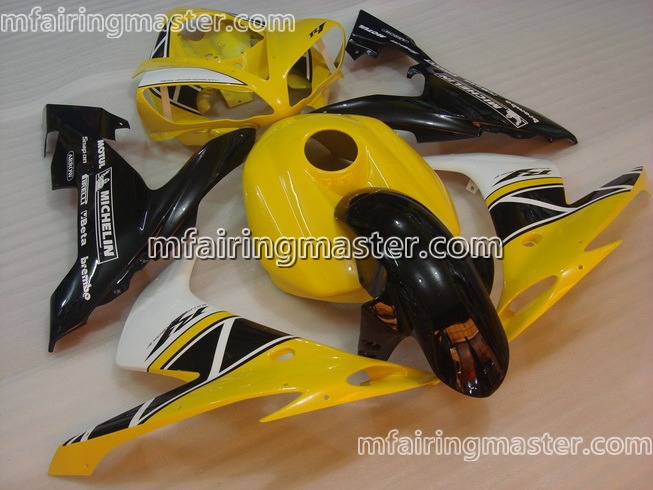 (image for) Fit for Yamaha YZF 1000 R1 2004 2005 2006 fairing kit injection molding Yellow black