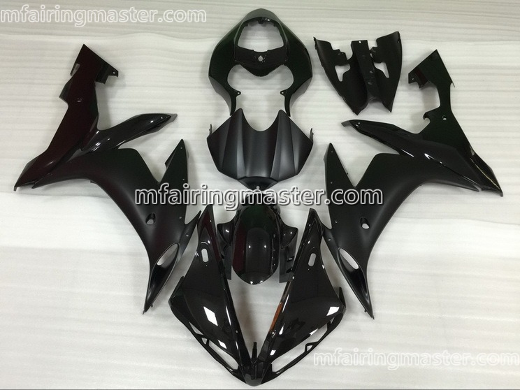 (image for) Fit for Yamaha YZF 1000 R1 2004 2005 2006 fairing kit injection molding Black