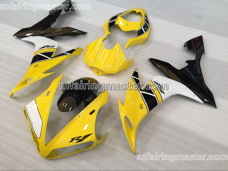 (image for) Fit for Yamaha YZF 1000 R1 2004 2005 2006 fairing kit injection molding Yellow black