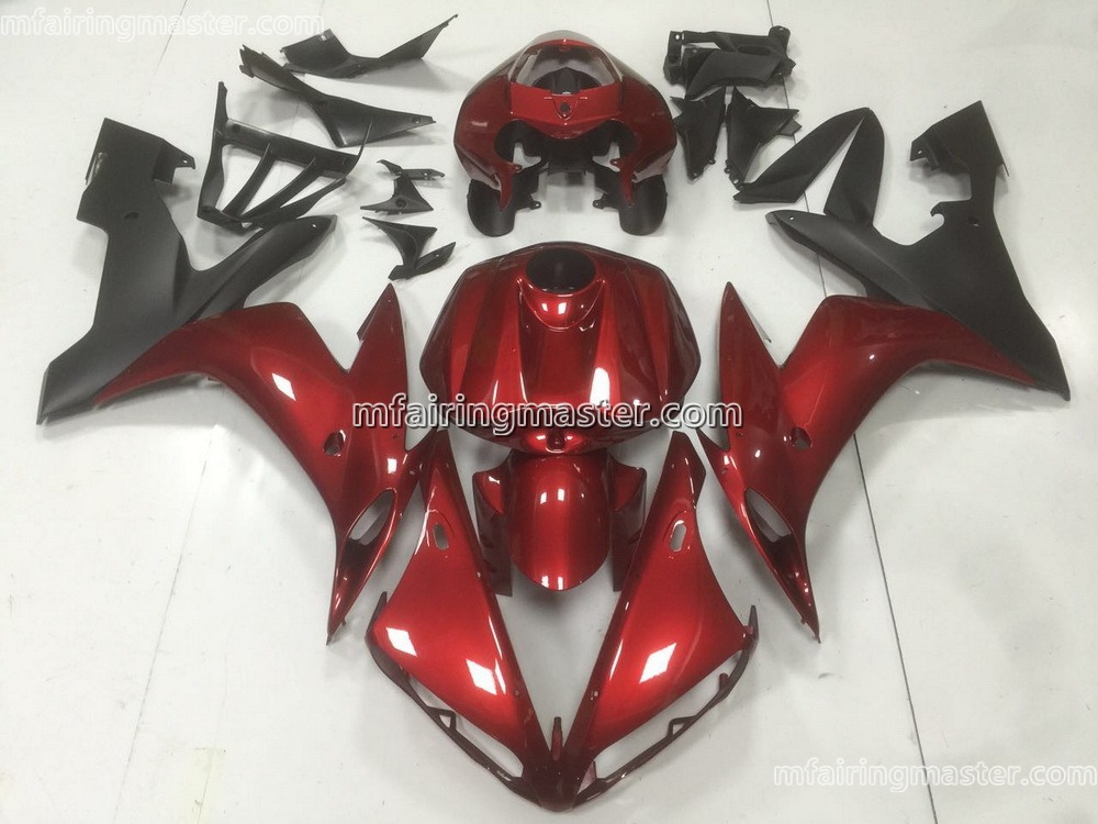 (image for) Fit for Yamaha YZF 1000 R1 2004 2005 2006 fairing kit injection molding Red black