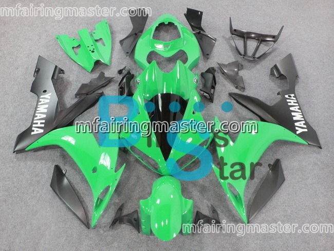 (image for) Fit for Yamaha YZF 1000 R1 2004 2005 2006 fairing kit injection molding Green black