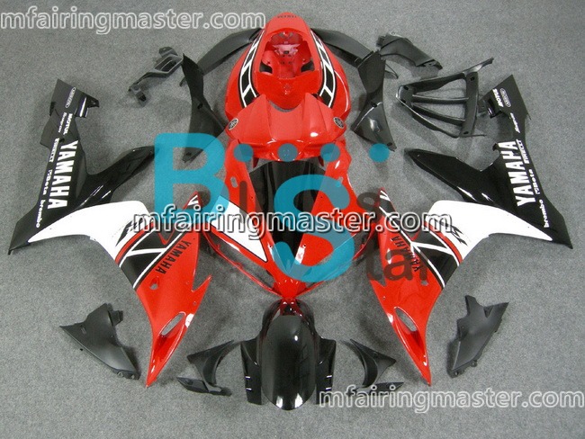 (image for) Fit for Yamaha YZF 1000 R1 2004 2005 2006 fairing kit injection molding Red white black