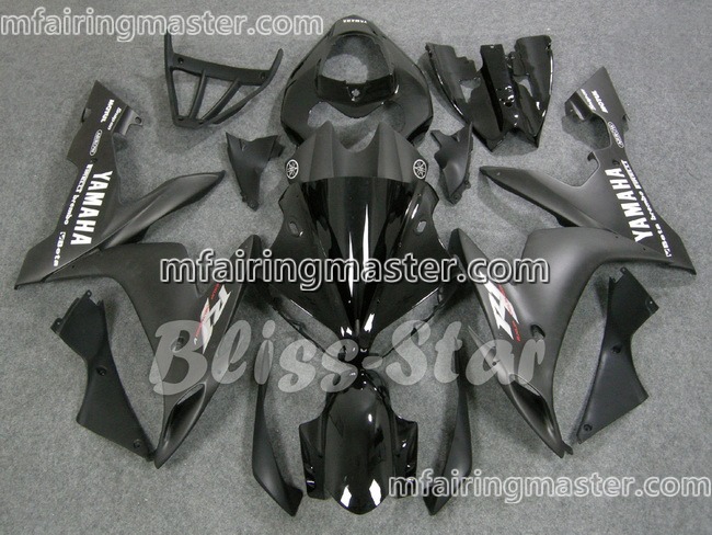 (image for) Fit for Yamaha YZF 1000 R1 2004 2005 2006 fairing kit injection molding Black