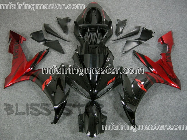 (image for) Fit for Yamaha YZF 1000 R1 2004 2005 2006 fairing kit injection molding Red black