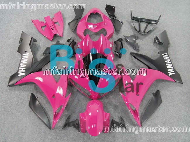 (image for) Fit for Yamaha YZF 1000 R1 2004 2005 2006 fairing kit injection molding Pink black