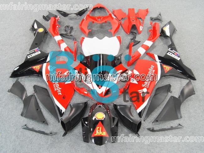 (image for) Fit for Yamaha YZF 1000 R1 2007 2008 fairing kit injection molding Santander red black