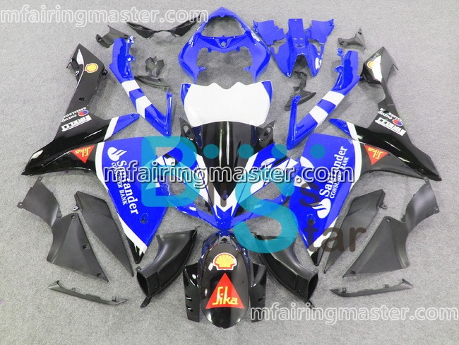 (image for) Fit for Yamaha YZF 1000 R1 2007 2008 fairing kit injection molding Santander blue