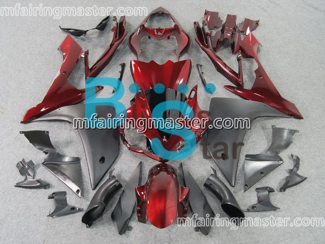 (image for) Fit for Yamaha YZF 1000 R1 2007 2008 fairing kit injection molding Red black