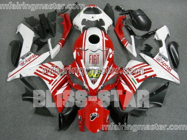 (image for) Fit for Yamaha YZF 1000 R1 2007 2008 fairing kit injection molding Fiat red white