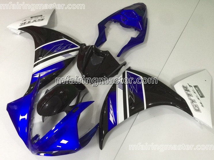 (image for) Fit for Yamaha YZF 1000 R1 2009 2010 2011 2012 fairing kit injection molding Black blue white