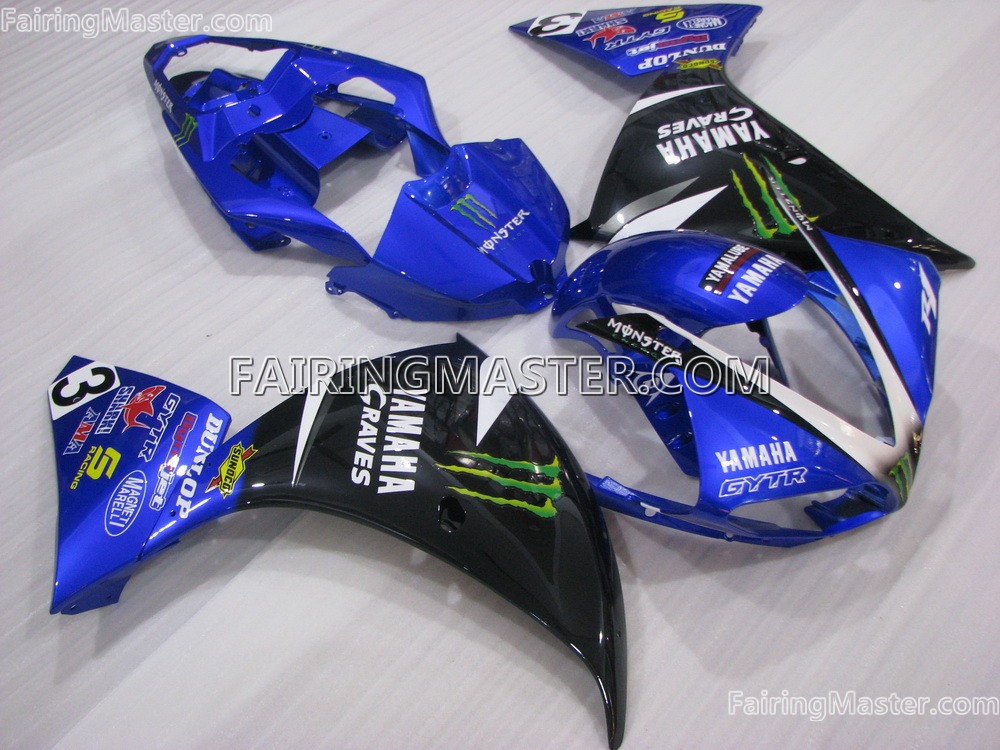 (image for) Injection molding fairing kits fit for Yamaha YZF 1000 R1 2009 - 2012 158